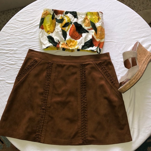 Topshop Tops - Fruit filled Crop Top